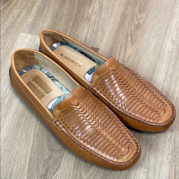 Blake Mckay Quinton Woven Driver Leather Slip on loafers size 8 main image 16